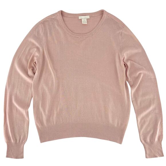 H&M light rose pink crewneck sweater - Picture 1 of 4